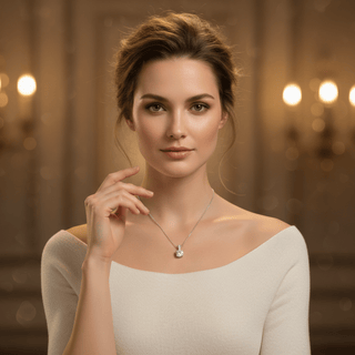 3.3ct Moissanite Pendant Necklace - Reymey
